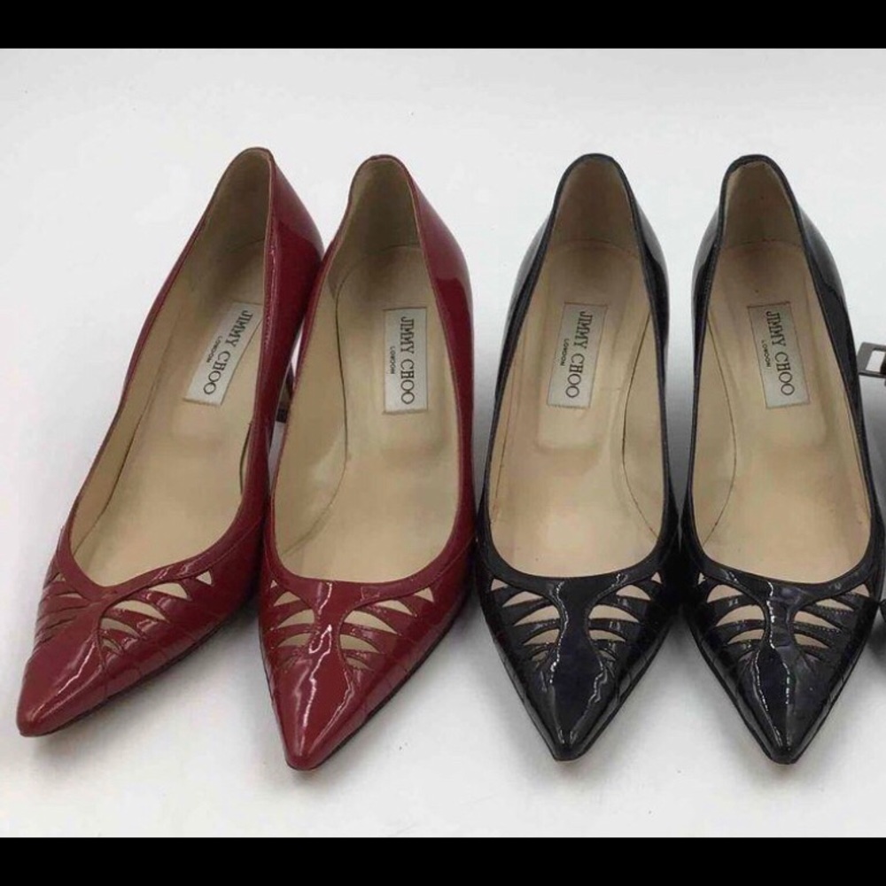 SOLD Jimmy Choo Patent Leather, Women’s Pumps, Heels, Sz. 39.5